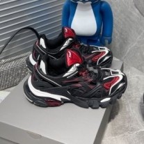 Balenciaga Track.2 Sneakers Unisex Mesh Black/Red