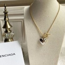 Balenciaga Valentine Day Romance Necklace In Gold