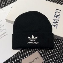 Balenciaga x Adidas Knitted Hat In Black