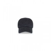 Balenciaga BB Paris Icon Cap Cotton In Black