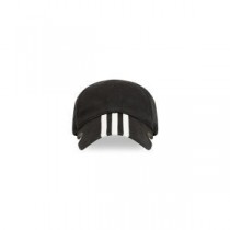 Șapcă Balenciaga x Adidas Stripe Bumbac Brodat În Negru