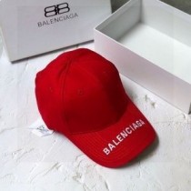 Șapcă Balenciaga Brodat Bumbac În Roșu