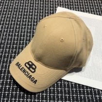 Șapcă Balenciaga BB Visor Logo Brodat Bumbac În Camel