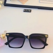 Balenciaga 8116 Siyah/Mor BB Logolu Kare Asetat Güneş Gözlüğü