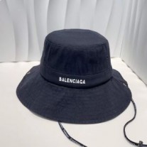 Balenciaga Logosu Moda Şapka Bandı Lacivert Kova Şapka