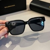 Balenciaga 551 Kare Güneş Gözlüğü Siyah