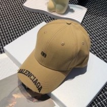 Balenciaga BB Baskı Logolu Kap Kahverengi Pamuk