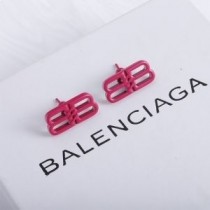 Balenciaga BB Simgesi Pembe Küpe
