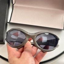 Balenciaga BB0317S Dynamo Yuvarlak Güneş Gözlüğü Gri