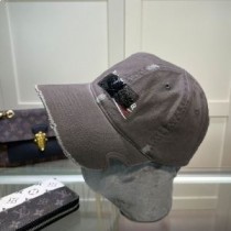 Balenciaga Gaffer Kap Pamuk Gri