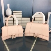 Balenciaga Kum Saati El Çantası Pembe Deri
