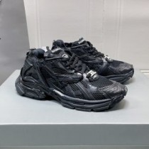 Balenciaga Runner Spor Ayakkabı Unisex Mesh Siyah