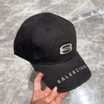 Balenciaga Unity Sports Icon İşlemeli Siyah Pamuklu Şapka