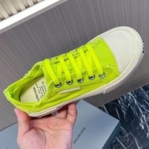 Balenciaga Paris Düşük Top Spor Ayakkabı Unisex Kanvas Limon