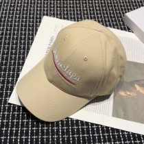 Balenciaga Siyasi Kampanyası Bej Pamuklu Şapka