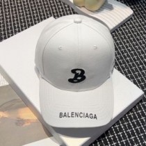 Balenciaga Tek B Logolu Beyaz Beyzbol Şapkası