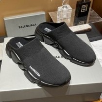 Balenciaga Speed Katırlar Unisex Geri Dönüştürülmüş Örgü Siyah