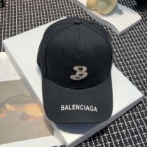 Balenciaga Tek B Logolu Siyah Beyzbol Şapkası