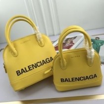 Balenciaga Ville Taneli Deri Sarı El Çantası