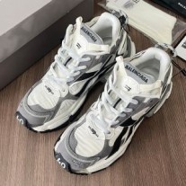 Tenisky Balenciaga Runner Unisex Nylon Bílý/Šedá