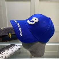 Balenciaga Single B Baseballová čepice V Modré