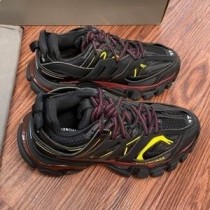 Balenciaga Glow In The Dark Track tenisky Unisex kůže a síťovina černá/káva