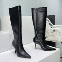 Dámské boty Balenciaga Witch 100MM černé telecí kůže