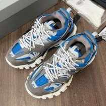 Balenciaga Glow In The Dark Track Unisex Kůže And Mesh Šedá/Bílý
