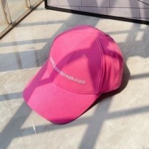 Balenciaga Bal.com Vyšívaná čepice Bavlna V Růžové