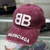 Baseballová čepice Balenciaga BB Logo V Burgundsku