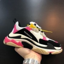 Tenisky Balenciaga Triple S Unisex Kůže And Mesh Pink