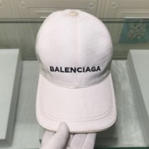 Balenciaga Logo Vyšívaná čepice V Bílé