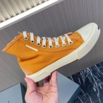 Unisex Plátno Hnědý vysoké tenisky Balenciaga Paris High Top