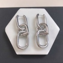 Balenciaga XXS náušnice ve stříbrné barvě