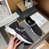 Tenisky Balenciaga Speed Unisex Logo Low Knit Černá/Šedá