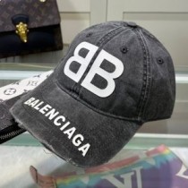Baseballová čepice Balenciaga BB Logo v šedé barvě