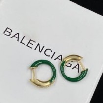 Balenciaga Force Náušnice V Zelené