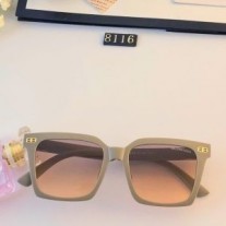 Balenciaga 8116 Neliö Acetate aurinkolasit BB-logolla beigen värisenä