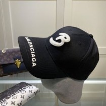 Balenciaga Single B baseball-lippis mustana