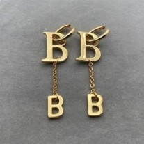 Balenciaga – B-Kette mit XS-Anhänger in Gold
