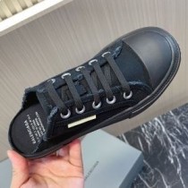 Balenciaga Paris Pantoletten Unisex Leinwand Schwarz
