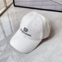 Balenciaga – BB „Be Different“ Baseballkappe aus weißer Baumwolle
