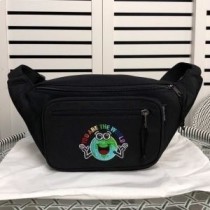 Balenciaga Explorer Gürteltasche Aus Nylon Mit Logostickerei Schwarz