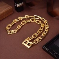 Balenciaga B Chain Tunt Halsband I Guld
