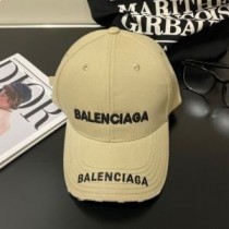 Balenciaga dubbellogotyp basebollkeps i beige