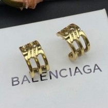 Balenciaga BB Icon Hoop Örhängen i guld