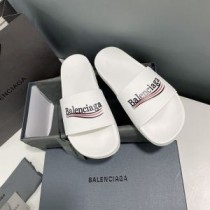 Balenciaga Pool-rutschbanor Unisex politisk kampanj Gummivit
