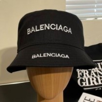 Balenciaga Double Logo Klassisk Bucket Har i Svart