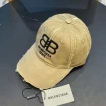 Balenciaga BB Paris Baseballkeps Denim i brunt