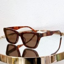 Balenciaga BB5129 Dynasty Fyrkant Solglasögon i sköldpadda